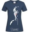 Women's T-shirt Naruto Shadow navy-blue фото