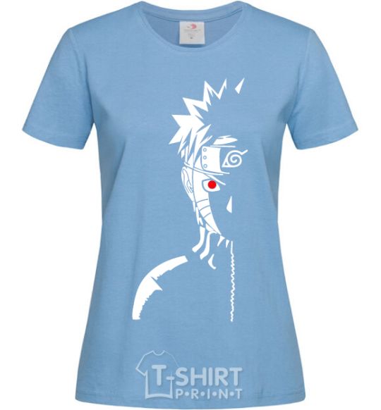 Women's T-shirt Naruto Shadow sky-blue фото