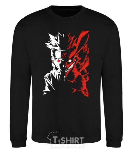 Sweatshirt Naruto white red black фото