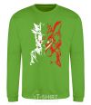 Sweatshirt Naruto white red orchid-green фото