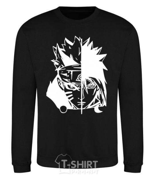 Sweatshirt Naruto white black фото
