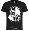 Men's T-Shirt Naruto white black фото