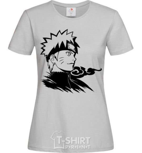 Women's T-shirt Naruto grey фото