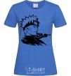 Women's T-shirt Naruto royal-blue фото