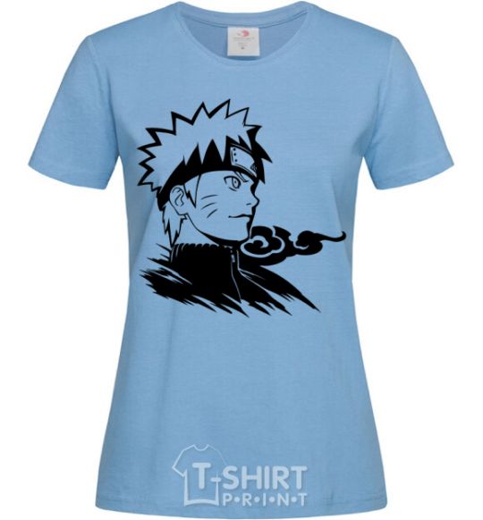 Women's T-shirt Naruto sky-blue фото