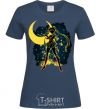 Women's T-shirt Sailor Moon splash navy-blue фото