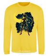 Sweatshirt Sailor Moon splash yellow фото