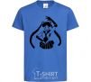 Kids T-shirt Sailor Moon black royal-blue фото