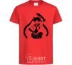 Kids T-shirt Sailor Moon black red фото