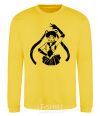 Sweatshirt Sailor Moon black yellow фото