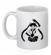 Ceramic mug Sailor Moon black White фото