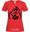 Women's T-shirt Sailor Moon black red фото