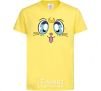 Kids T-shirt Cat Moon cornsilk фото