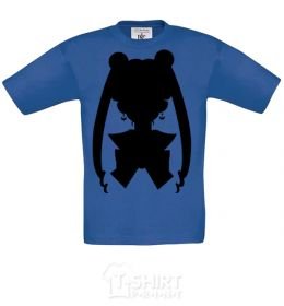 Kids T-shirt Sailor Moon shadow royal-blue фото