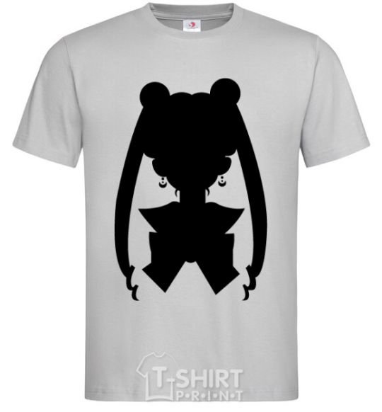 Men's T-Shirt Sailor Moon shadow grey фото