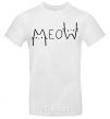 Мужская футболка Meow Белый фото