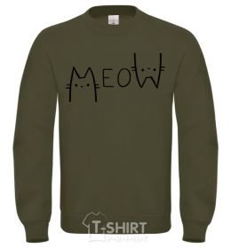 Sweatshirt Meow sand фото