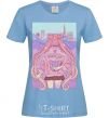 Women's T-shirt Wicked lady sky-blue фото