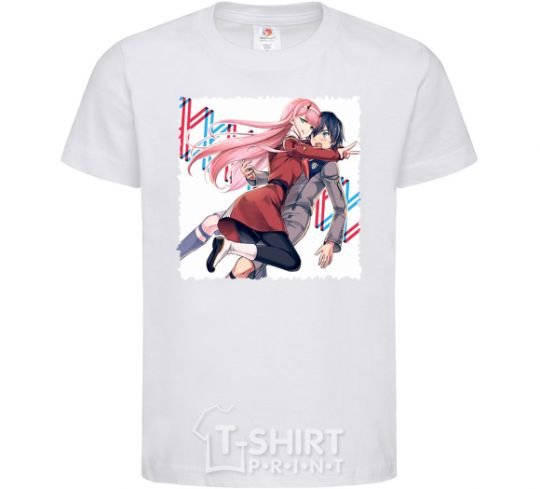 Kids T-shirt Darling in the franxx White фото