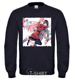 Sweatshirt Darling in the franxx black фото
