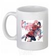 Ceramic mug Darling in the franxx White фото