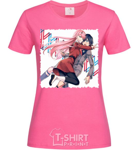 Women's T-shirt Darling in the franxx heliconia фото