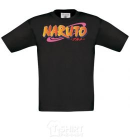 Kids T-shirt Naruto logo black фото