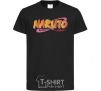 Kids T-shirt Naruto logo black фото