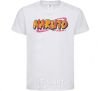 Kids T-shirt Naruto logo White фото