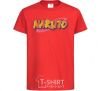 Kids T-shirt Naruto logo red фото