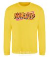 Sweatshirt Naruto logo yellow фото