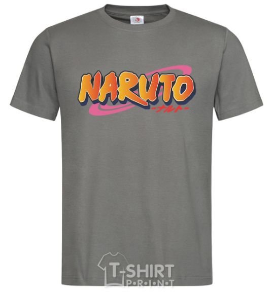 Мужская футболка Naruto logo Графит фото