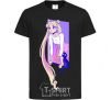 Kids T-shirt Sailor moon with the cat black фото