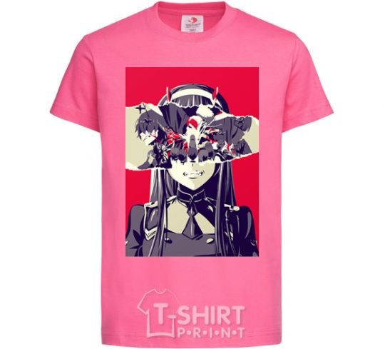 Kids T-shirt Darling in the Franxx poster heliconia фото