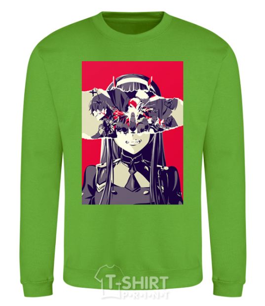 Sweatshirt Darling in the Franxx poster orchid-green фото