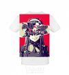 Men's T-Shirt Darling in the Franxx poster White фото