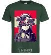 Men's T-Shirt Darling in the Franxx poster bottle-green фото