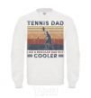 Свитшот Tennis dad like a regular dad but cooler Белый фото