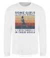 Sweatshirt Some girls are just born with tennis in their souls White фото