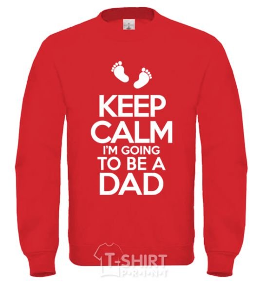 Sweatshirt I'm going to be a dad yellow фото