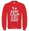 Sweatshirt I'm going to be a dad yellow фото