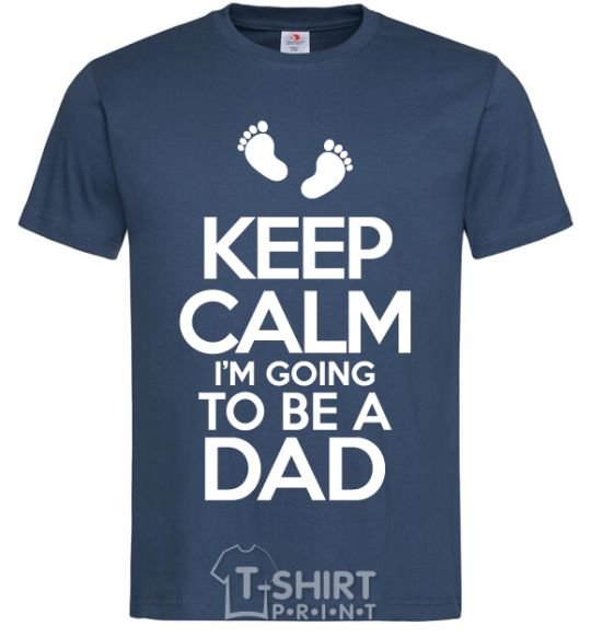 Men's T-Shirt I'm going to be a dad navy-blue фото