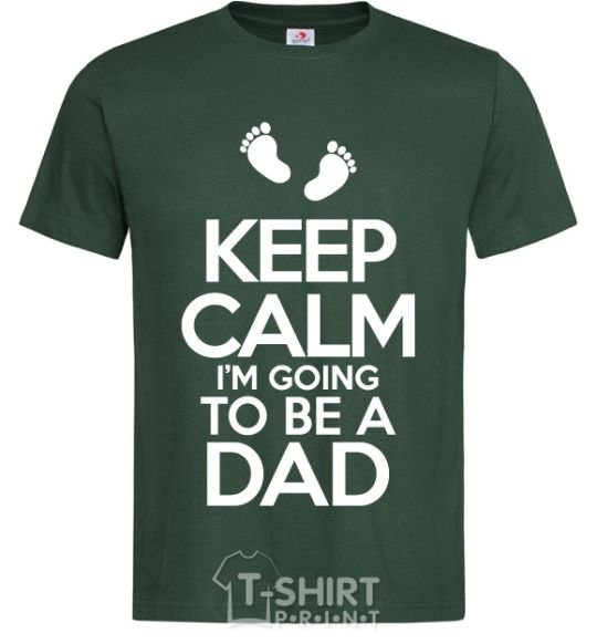 Men's T-Shirt I'm going to be a dad bottle-green фото