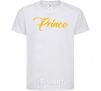 Детская футболка Prince yellow Белый фото