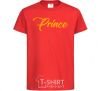 Kids T-shirt Prince yellow red фото