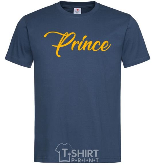 Men's T-Shirt Prince yellow navy-blue фото