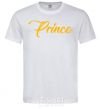 Men's T-Shirt Prince yellow White фото