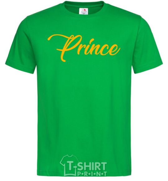Мужская футболка Prince yellow Зеленый фото
