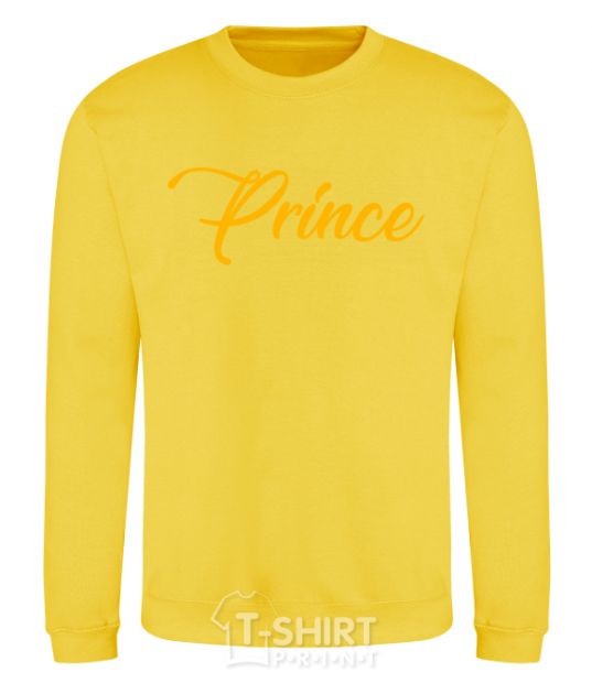 Sweatshirt Prince yellow yellow фото