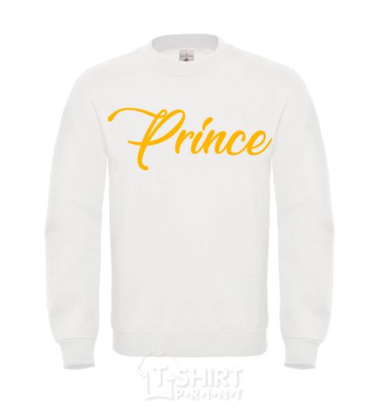 Sweatshirt Prince yellow White фото